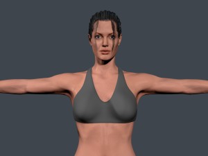 Angelina jolie 3D Model
