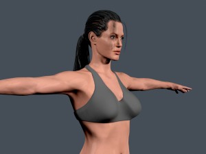 Angelina jolie 3D Model