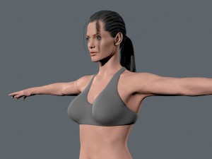 Angelina jolie 3D Model