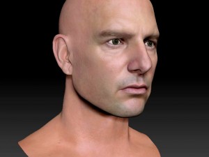 The 3d tom cruise head 3D Model