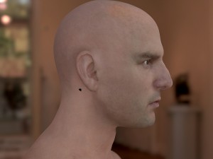 The 3d tom cruise head 3D Model