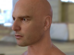 The 3d tom cruise head 3D Model
