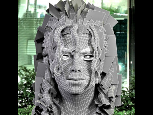 Michael jackson head 3D Model