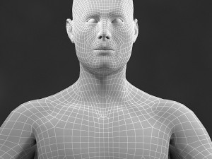 Of freddie mercury singer rigged 3D Model