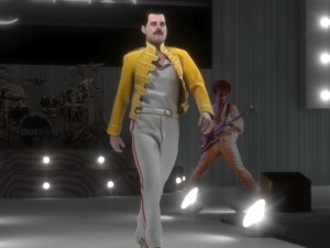 Of freddie mercury singer rigged 3D Model
