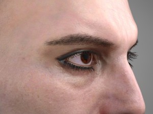 Of freddie mercury singer rigged 3D Model