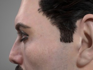 Of freddie mercury singer rigged 3D Model