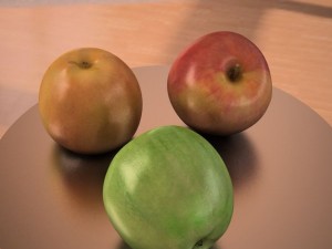Apple fruit 3D Model