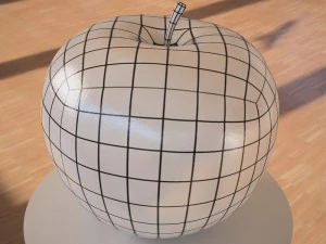Apple fruit 3D Model
