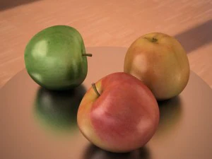 Apple fruit 3D Model