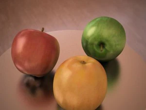 Apple fruit 3D Model