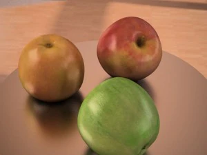 Apple fruit 3D Model
