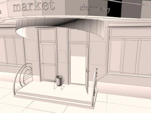 Negozio del supermercato Modello 3D