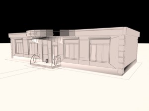 Supermarket shop Modelo 3D