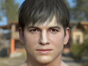 Ashton kutcher 3D Model