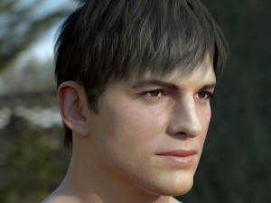 Ashton kutcher 3D Model