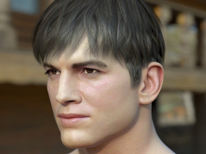 Ashton kutcher 3D Model
