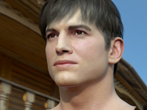 Ashton kutcher 3D Model