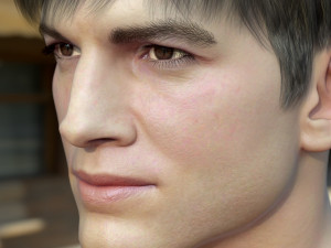 Ashton kutcher 3D Model