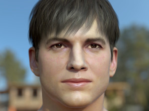 Ashton kutcher 3D Model