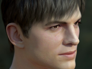Ashton kutcher 3D Model