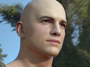 Ashton kutcher 3D Model