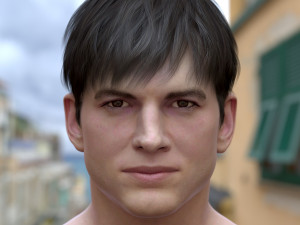 Ashton kutcher 3D Model