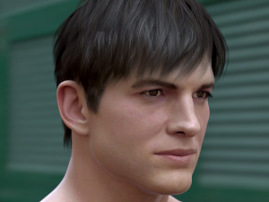 Ashton kutcher 3D Model