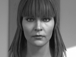 Woman head photorealistic female v3 Modelo 3D