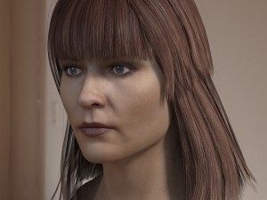 Woman head photorealistic female v3 Modelo 3D