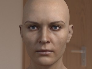 Woman head photorealistic female v3 Modelo 3D
