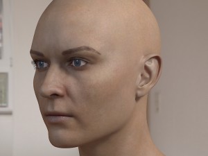 Woman head photorealistic female v3 Modelo 3D