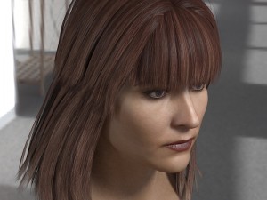 Woman head photorealistic female v3 Modelo 3D
