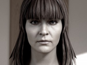 Woman head photorealistic female v3 Modelo 3D