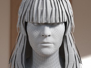 Woman head photorealistic female v3 Modelo 3D