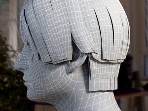Human head male v6 3D Model
