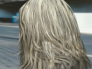 Kim dickens madison clark head Model 3D