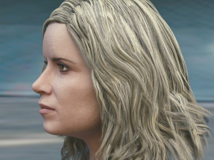 Kim dickens madison clark head Model 3D
