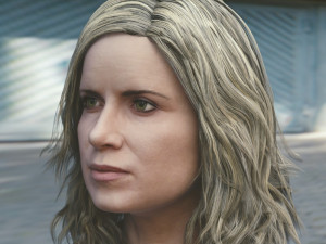 Kim dickens madison clark head Model 3D