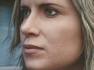 Kim dickens madison clark head Model 3D