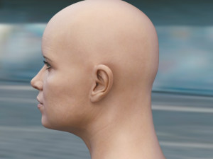 Kim dickens madison clark head Model 3D