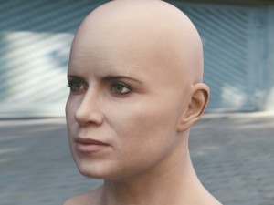 Kim dickens madison clark head Model 3D