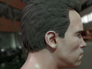 Arnold schwarzenegger head 3D Model