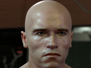 Arnold schwarzenegger head 3D Model