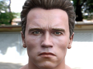 Arnold schwarzenegger head 3D Model