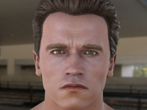 Arnold schwarzenegger head 3D Model