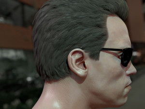 Arnold schwarzenegger head 3D Model