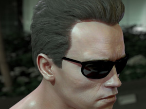 Arnold schwarzenegger head 3D Model