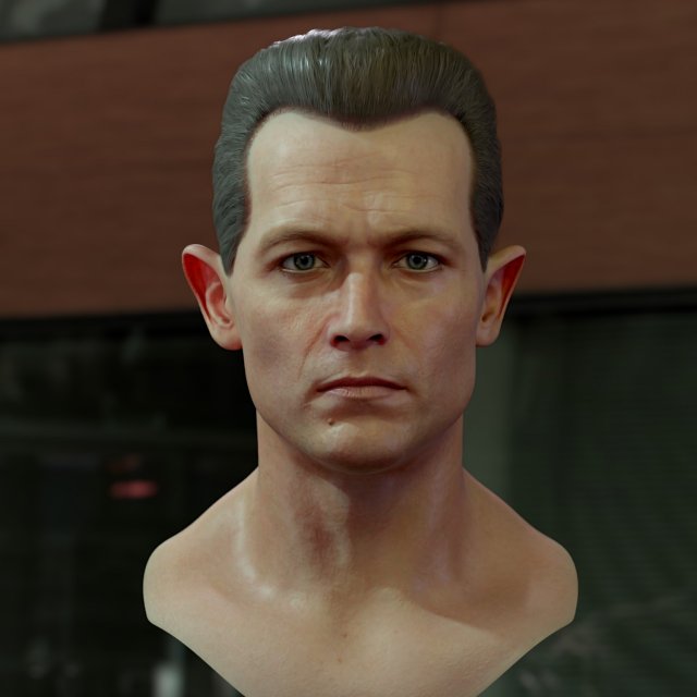 Robert patrick t1000 3D Model .c4d .max .obj .3ds .fbx .stl .blend 