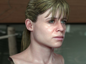 Sarah connor linda hamilton 3D-Modell